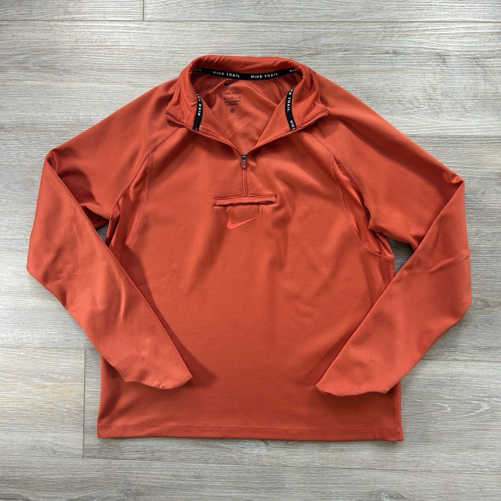 Nike Womens Medium Dri-FIT Element Trail Midlayer Rust Orange DM7568-861